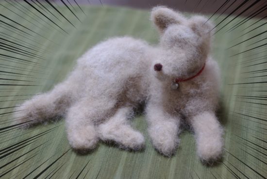 抜け毛アート 大量の犬の抜け毛で犬のぬいぐるみを作ってみた いぬころ