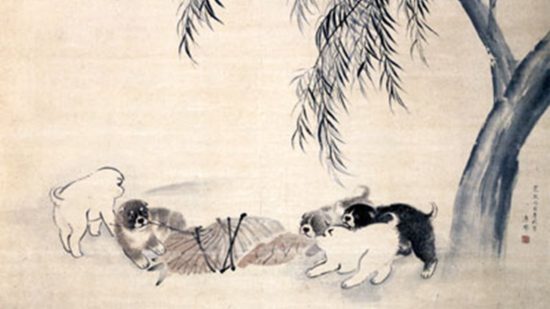 これなら日本画も楽しめる かわいい子犬に惚れた江戸の5人の絵描きたち いぬころ