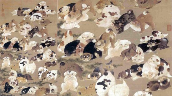 これなら日本画も楽しめる かわいい子犬に惚れた江戸の5人の絵描きたち いぬころ