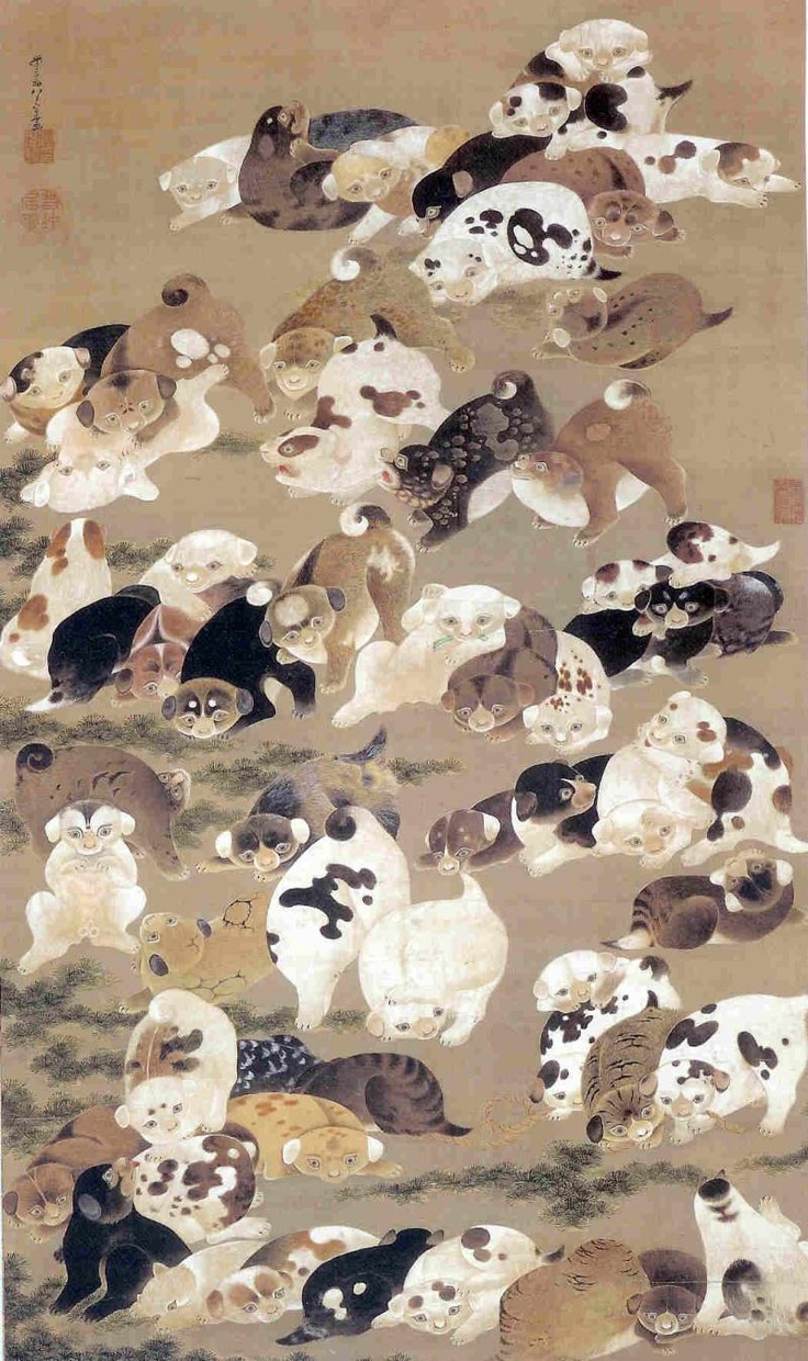 円山応挙は生涯で30匹以上のかわいい犬の絵を描いた犬好きだった いぬころ