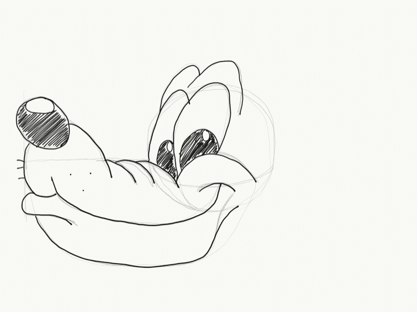 ディズニー公式動画解説 誰でも描けるプルートの描き方 いぬころ
