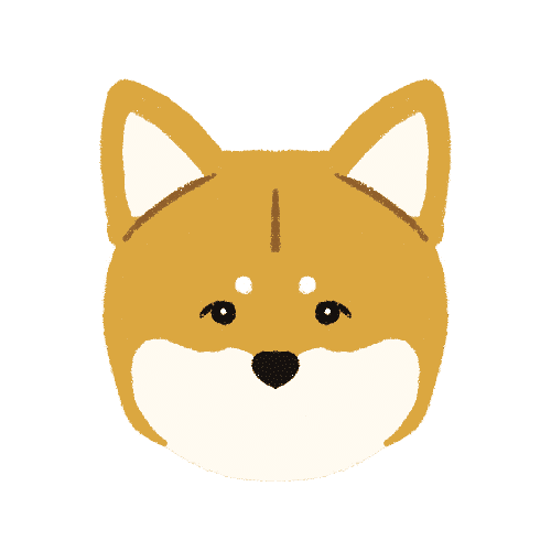 柴犬（赤柴の子犬２）の顔