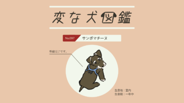 No 096 ヘコキーヌ 変な犬図鑑 いぬころ